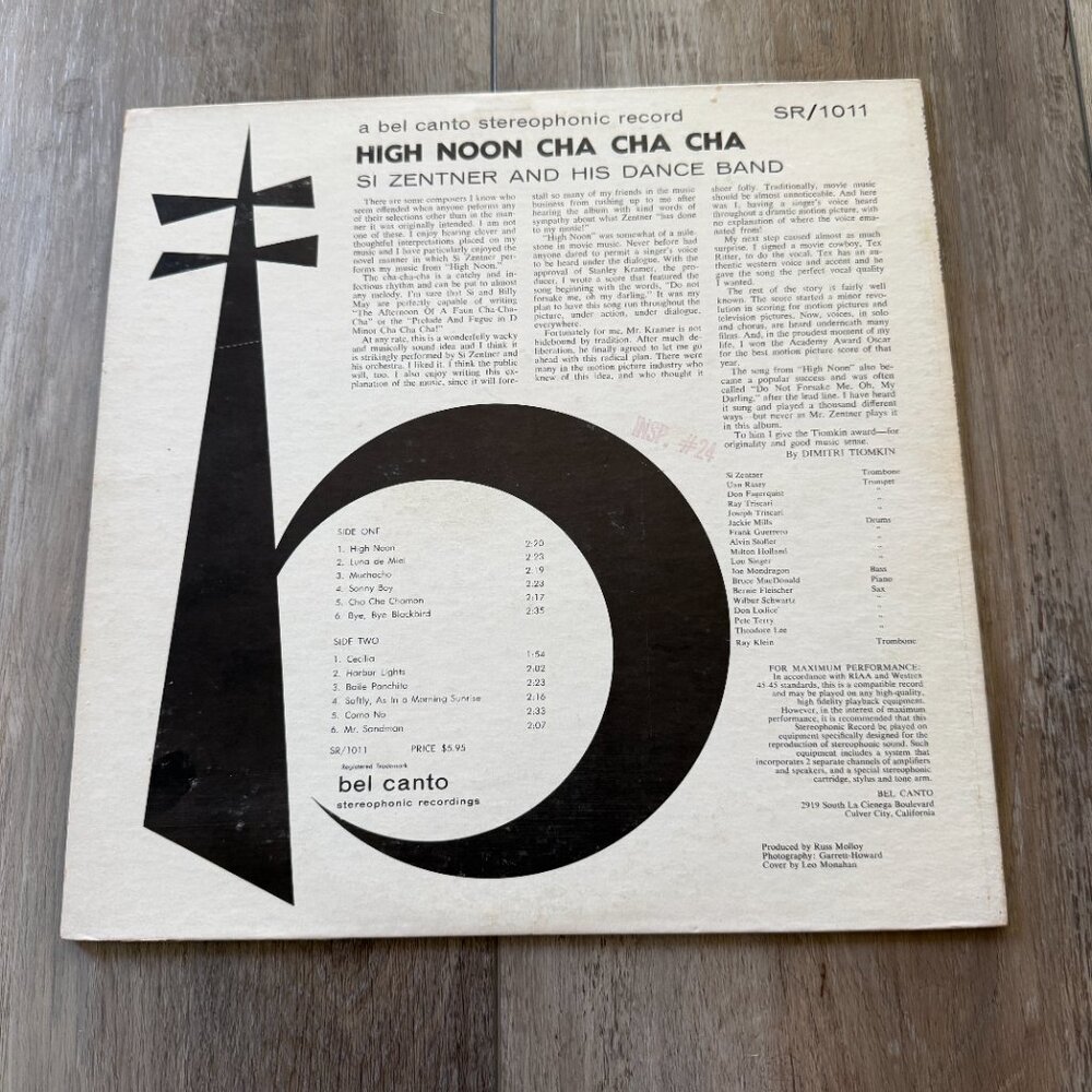 High Noon Cha Cha Cha LP - Picture 5 of 9